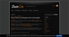 Desktop Screenshot of disastercode.com.es