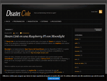 Tablet Screenshot of disastercode.com.es